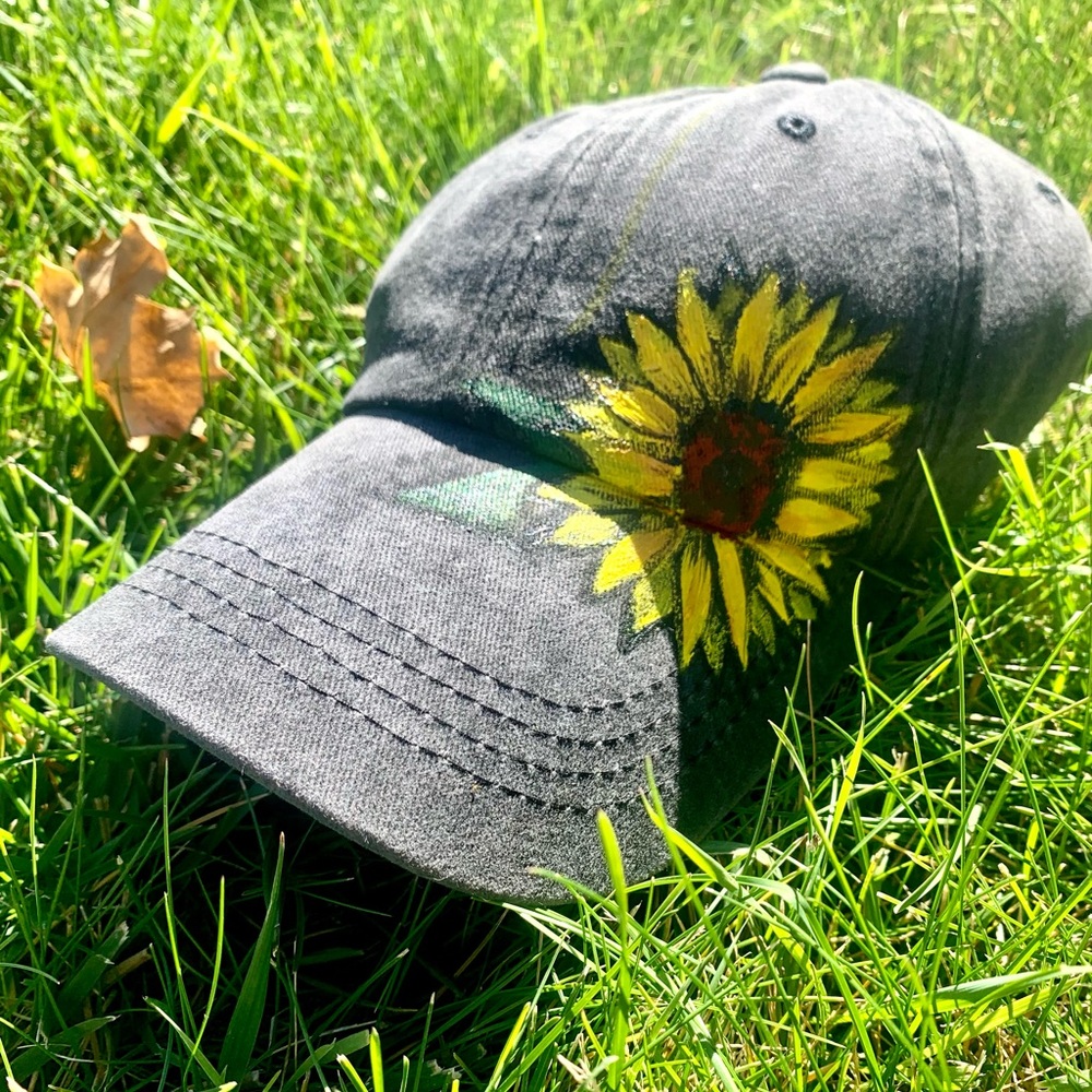 Sunflower PonyTail Hat